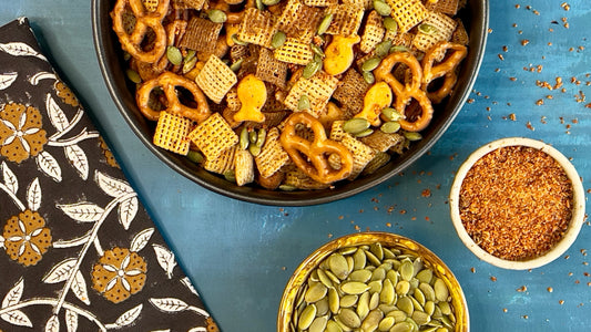 CHILI-LIME “TEXAS TRASH” WITH PUMPKIN SEEDS