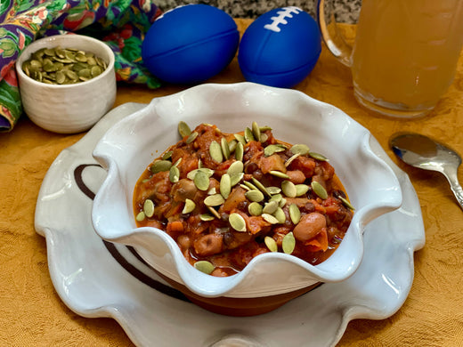 FIRE-ROASTED TOMATO AND VEGGIE CHILI