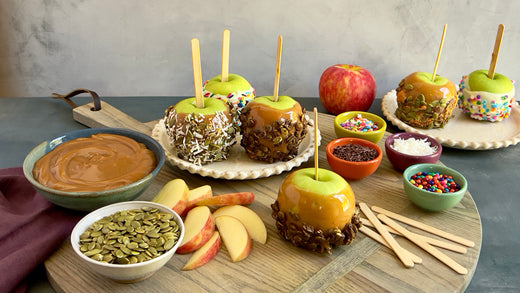 PUMPKIN SEED CARAMEL APPLES